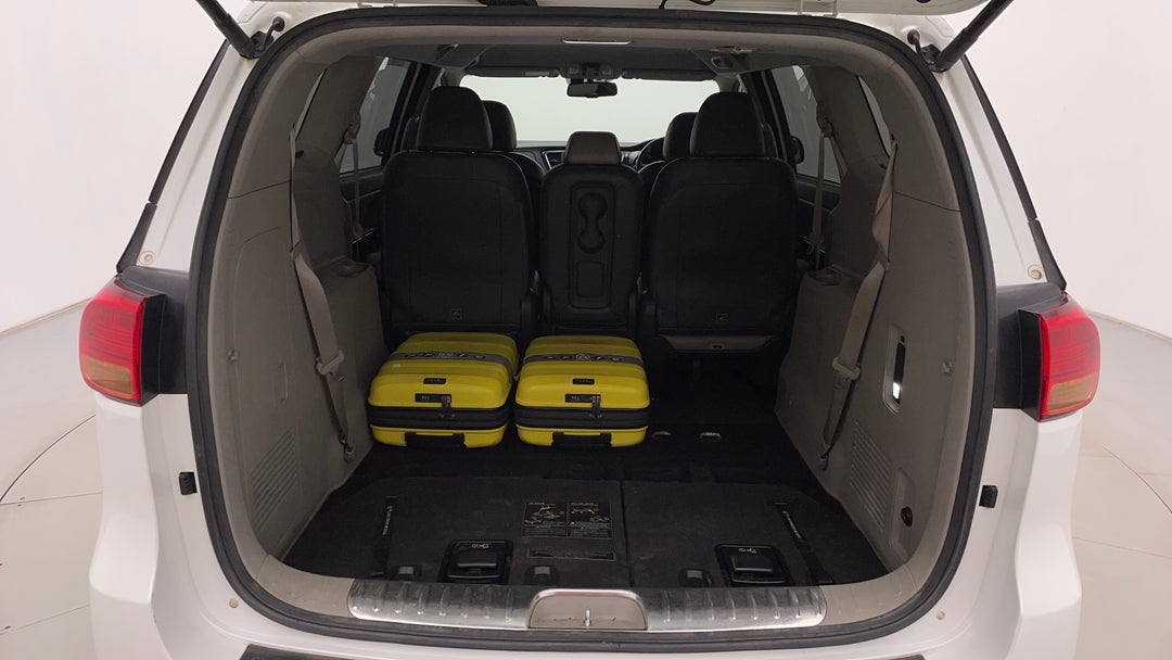 Boot Inside View with Luggage