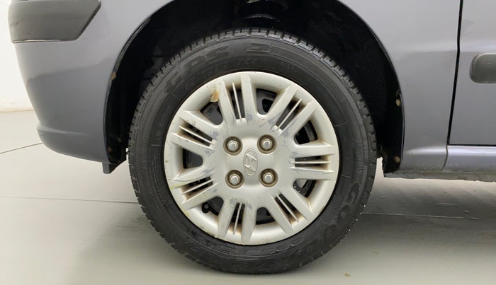 2010 Hyundai Santro Xing GLS, Petrol, Manual, 7,946 km, Left Front Wheel