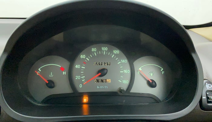2010 Hyundai Santro Xing GLS, Petrol, Manual, 7,946 km, Odometer Image
