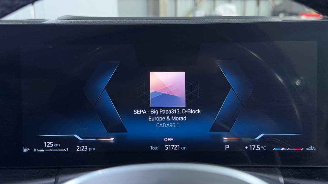 2023 BMW 3 20i M Sport, Automatic, 51721 km, Odometer View