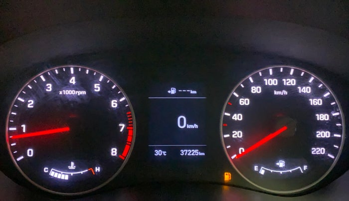 2018 Hyundai Elite i20 ASTA 1.2 (O), Petrol, Manual, 37,225 km, Odometer Image