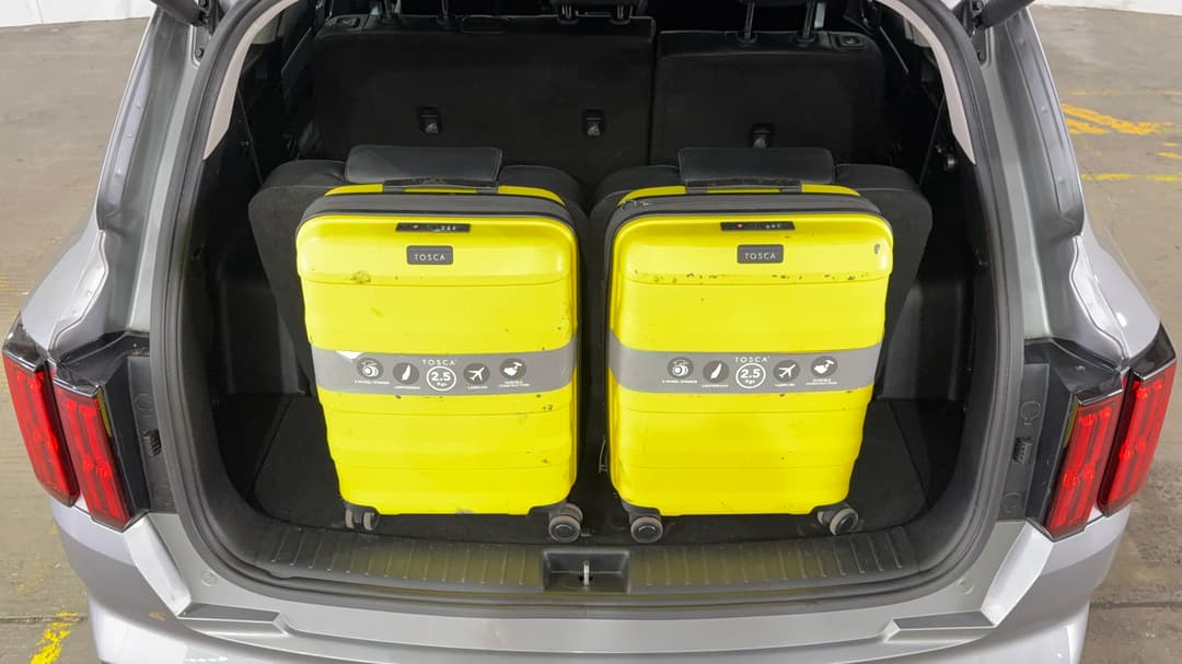 Boot Inside View with Luggage