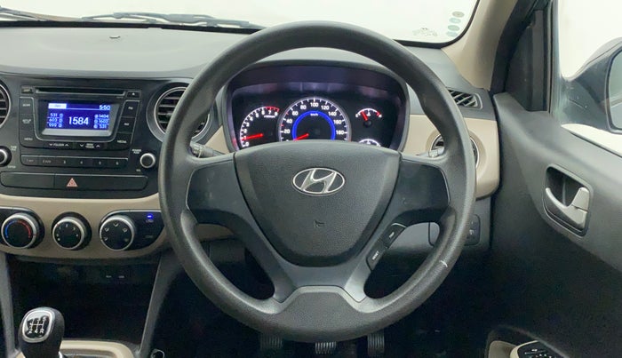 2014 Hyundai Grand i10 SPORTZ 1.2 KAPPA VTVT, Petrol, Manual, 22,488 km, Steering Wheel Close Up