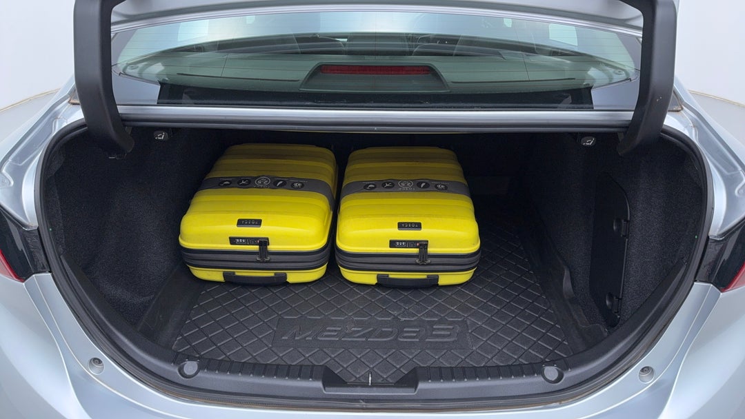 Boot Inside View with Luggage