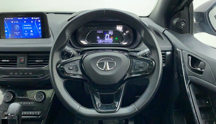 2022 Tata NEXON XZA PLUS (HS) PETROL DARK EDITION, Petrol, Automatic, 10,353 km, Steering Wheel Close Up