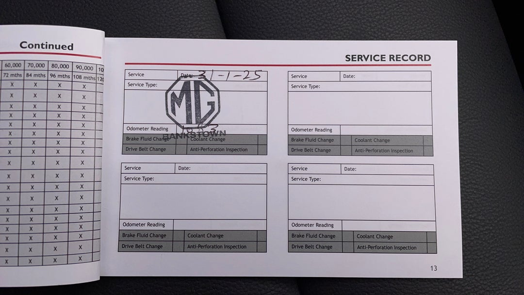 2024 MG ZS Excite, Automatic, 1397 km, Service History