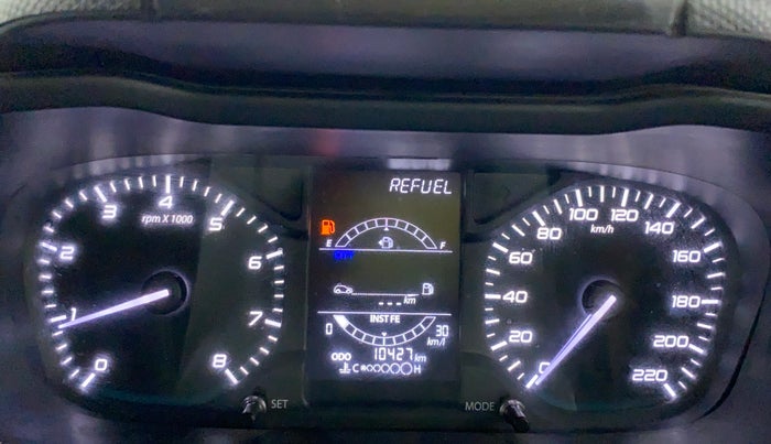 2021 Tata ALTROZ XE PETROL, Petrol, Manual, 10,427 km, Odometer Image