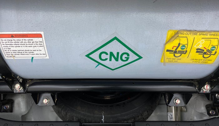 2020 Maruti Alto LXI CNG, CNG, Manual, 35,884 km, Boot Inside