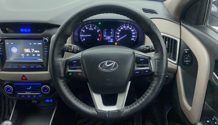 2017 Hyundai Creta 1.6 SX PLUS PETROL, Petrol, Manual, 41,467 km, Steering Wheel Close Up