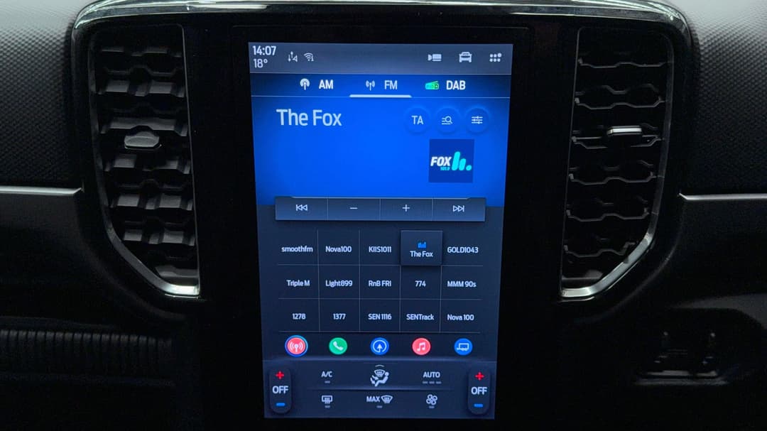 2022 Ford Ranger Sport 2.0 (4x4), Automatic, 54930 km, Infotainment System