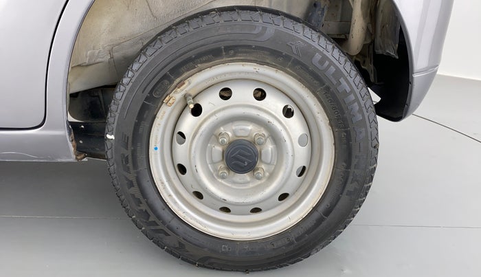 2012 Maruti Wagon R 1.0 LXI CNG, CNG, Manual, 60,437 km, Left Rear Wheel