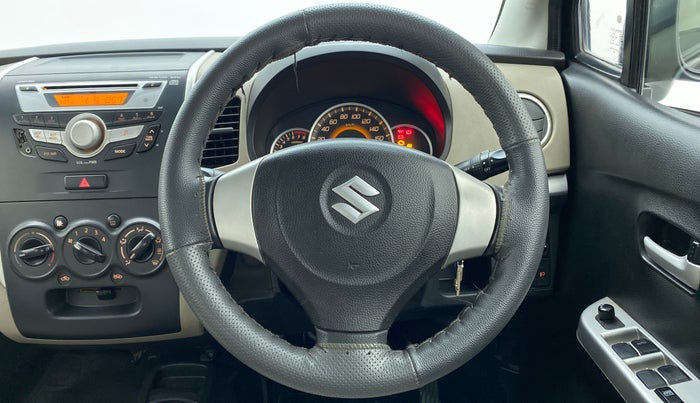 2015 Maruti Wagon R 1.0 VXI, Petrol, Manual, 58,352 km, Steering Wheel