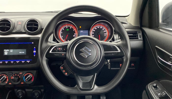 2021 Maruti Swift VXI D, Petrol, Manual, 3,657 km, Steering Wheel Close Up