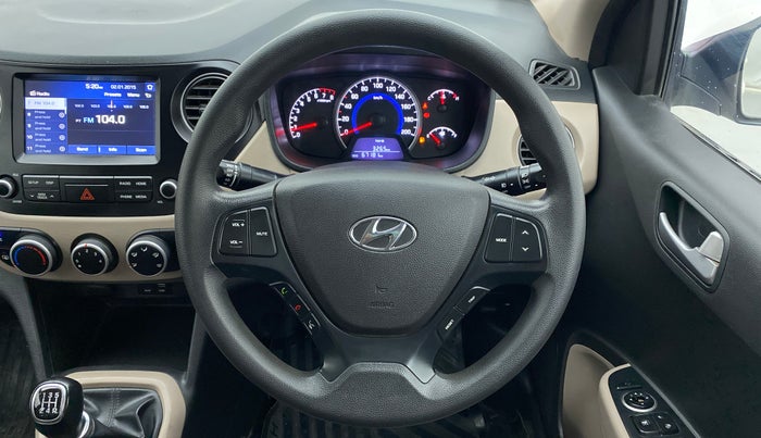 2018 Hyundai Grand i10 SPORTZ 1.2 KAPPA VTVT, Petrol, Manual, 67,181 km, Steering Wheel Close Up