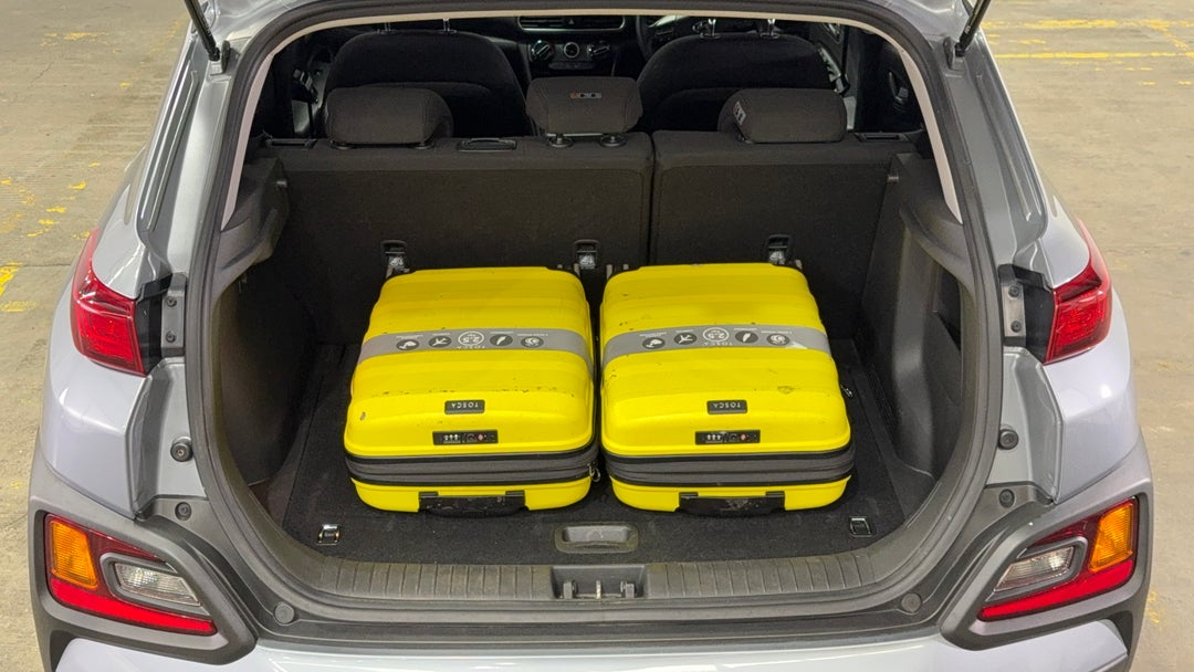 Boot Inside View with Luggage