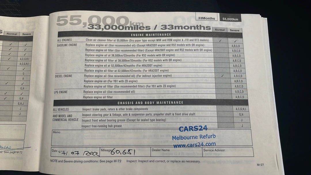 2015 Nissan Pathfinder St (4x2), Automatic, 60724 km, Service History