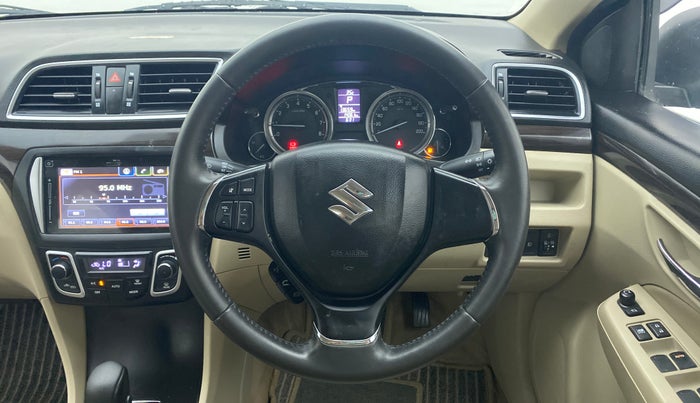 2018 Maruti Ciaz ALPHA 1.4 VVT AMT, Petrol, Automatic, 14,806 km, Steering Wheel Close Up