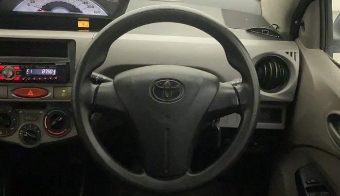 2011 Toyota Etios Liva G, Petrol, Manual, 75,420 km, Steering Wheel Close Up