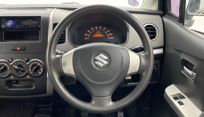 2011 Maruti Wagon R 1.0 LXI, Petrol, Manual, 80,981 km, Steering Wheel Close Up