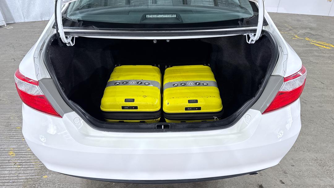 2015 Toyota Camry Altise, Automatic, 107674 km, Boot Inside View with Luggage