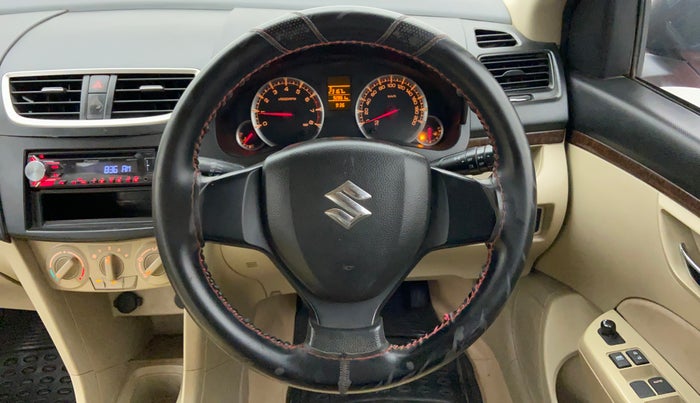 2014 Maruti Swift Dzire VXI 1.2 BS IV, Petrol, Manual, 92,728 km, Steering Wheel Close Up