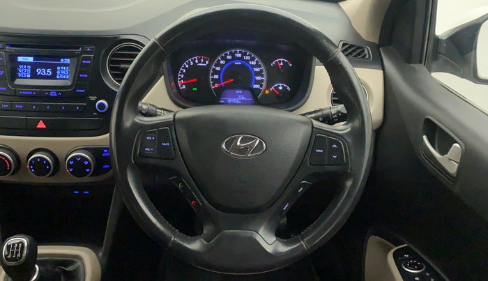 2015 Hyundai Grand i10 ASTA 1.2 KAPPA VTVT, Petrol, Manual, 18,459 km, Steering Wheel Close Up