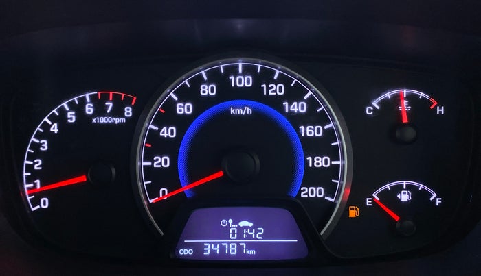2014 Hyundai Grand i10 SPORTZ 1.2 KAPPA VTVT, Petrol, Manual, 34,827 km, Odometer Image