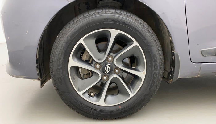 2017 Hyundai Grand i10 ASTA 1.2 KAPPA VTVT, Petrol, Manual, 1,33,532 km, Left Front Wheel