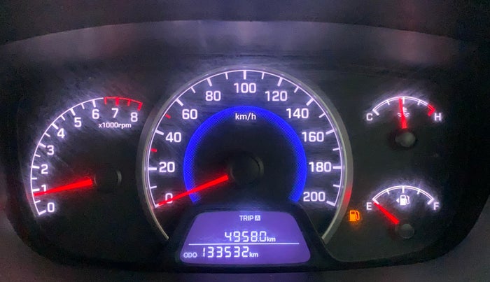 2017 Hyundai Grand i10 ASTA 1.2 KAPPA VTVT, Petrol, Manual, 1,33,532 km, Odometer Image