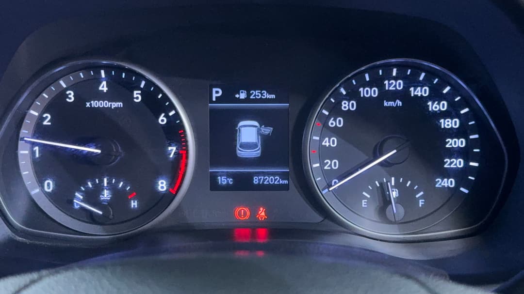 2019 Hyundai i30 Go, Automatic, 87202 km, Odometer View