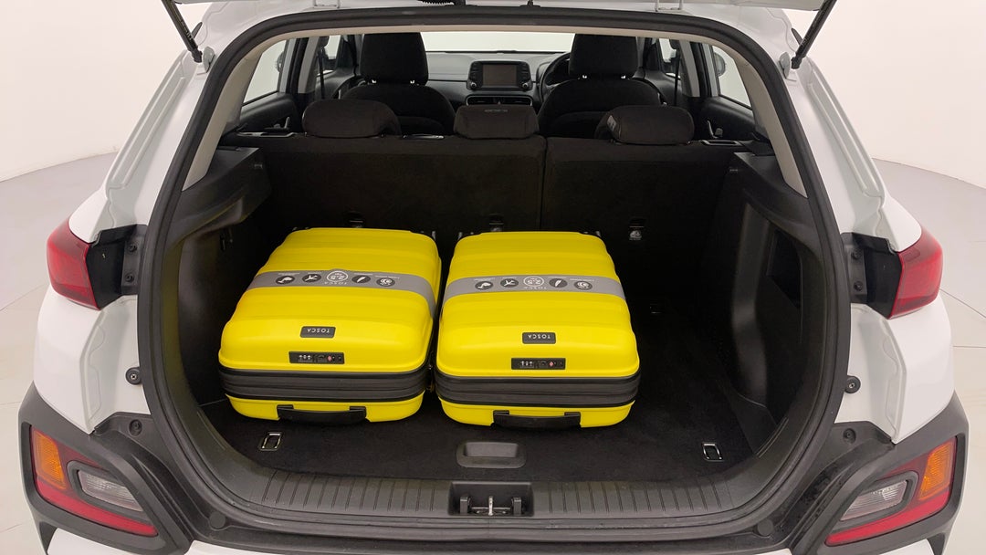 Boot Inside View with Luggage