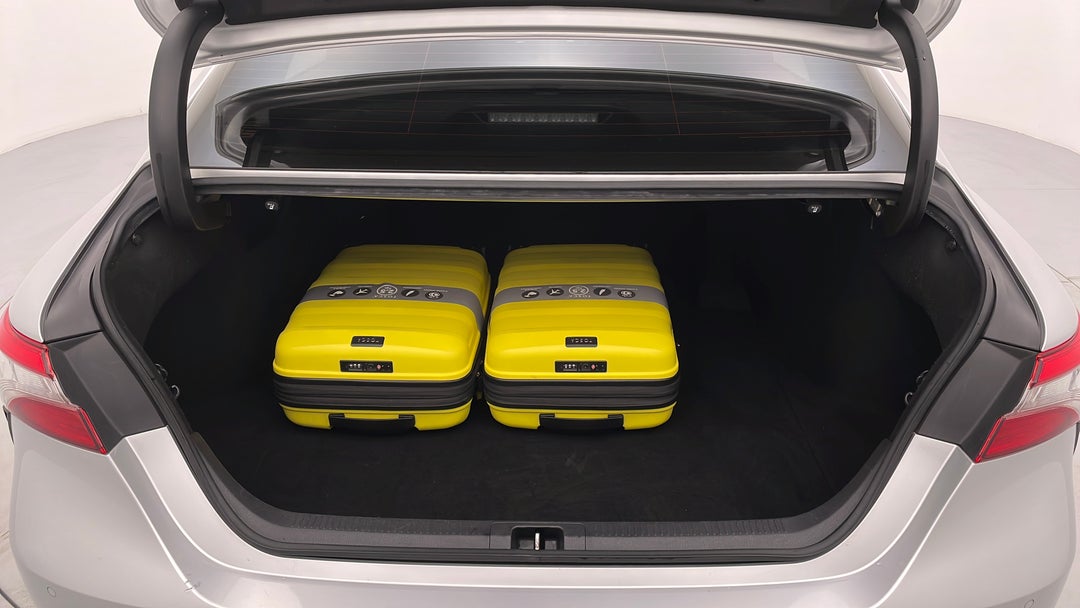 Boot Inside View with Luggage