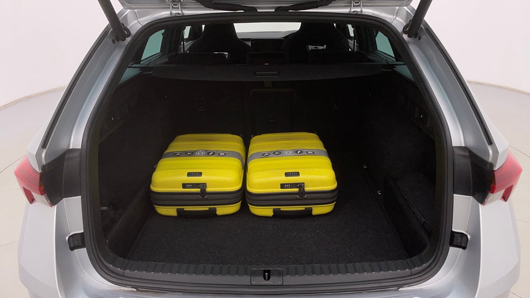 Boot Inside View with Luggage
