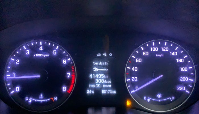 2016 Hyundai Elite i20 ASTA 1.2 (O), Petrol, Manual, 62,411 km, Odometer Image