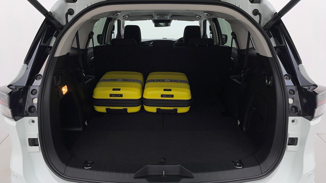 Boot Inside View with Luggage