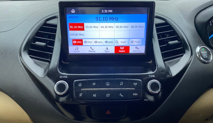 2018 Ford Figo Aspire 1.2 TITANIUM PETROL, Petrol, Manual, 47,340 km, Touchscreen Infotainment System