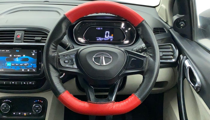 2022 Tata TIGOR XZ PLUS PETROL, CNG, Manual, 60,743 km, Steering Wheel Close Up