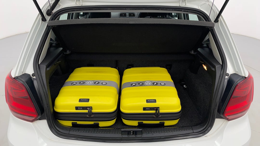 Boot Inside View with Luggage