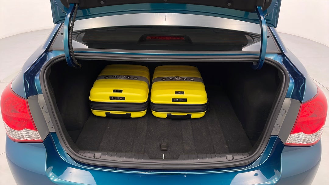 Boot Inside View with Luggage