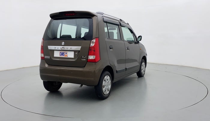 2015 Maruti Wagon R 1.0 LXI CNG, CNG, Manual, 74,924 km, Right Back Diagonal