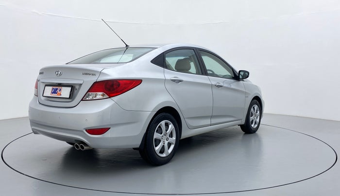 2013 Hyundai Verna FLUIDIC 1.6 EX VTVT, Petrol, Manual, 33,807 km, Right Back Diagonal