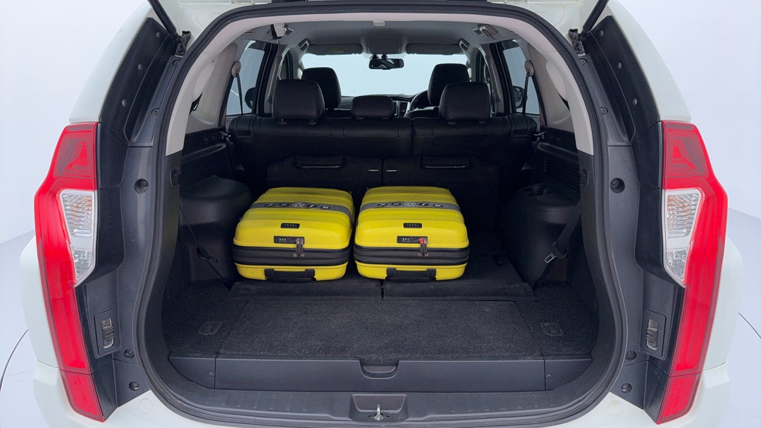 Boot Inside View with Luggage