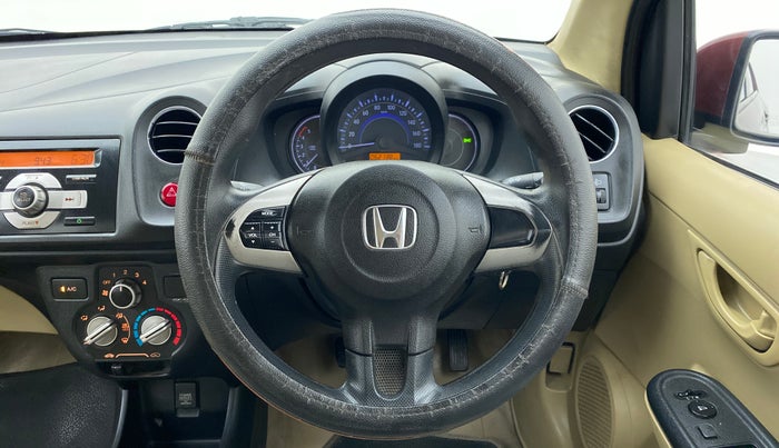 2015 Honda Amaze 1.5 SMT I DTEC, Diesel, Manual, 62,149 km, Steering Wheel Close Up