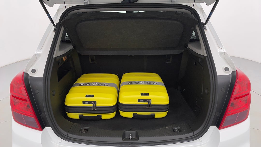 Boot Inside View with Luggage
