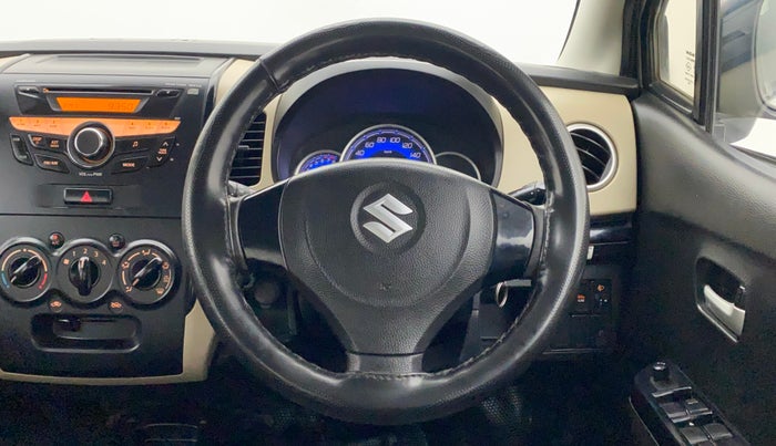 2017 Maruti Wagon R 1.0 VXI, Petrol, Manual, 85,474 km, Steering Wheel Close Up