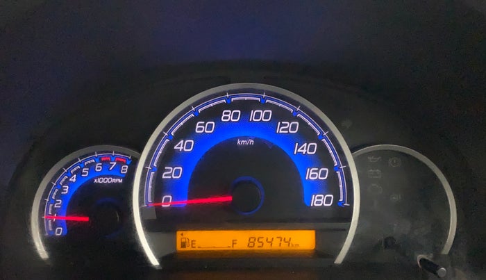 2017 Maruti Wagon R 1.0 VXI, Petrol, Manual, 85,474 km, Odometer Image