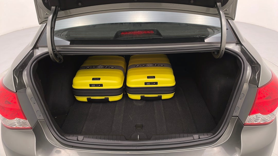 Boot Inside View with Luggage