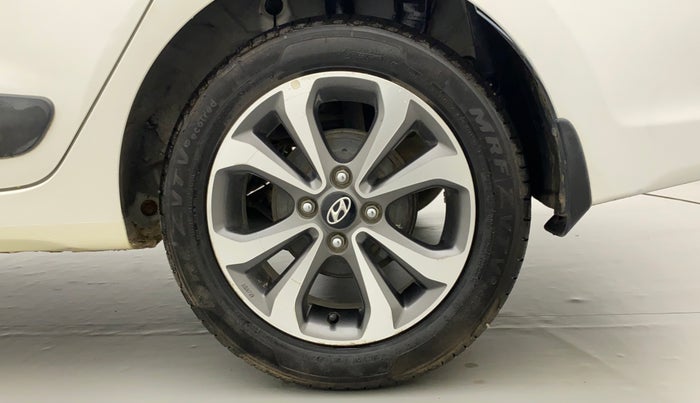 2014 Hyundai Xcent SX 1.2 (O), Petrol, Manual, 50,411 km, Left Rear Wheel