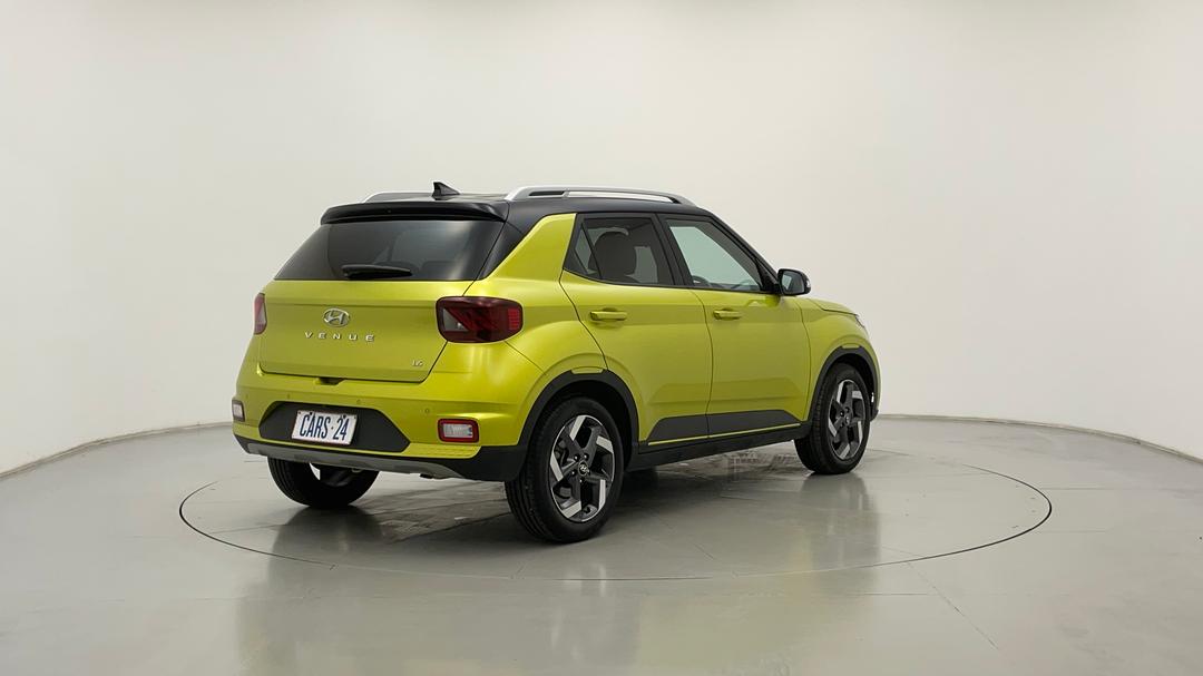 2020 Hyundai Venue Elite (black Interior), Automatic, 80103 km, Right Back Diagonal (45- Degree) View