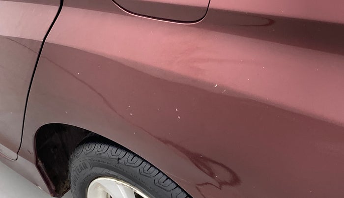 2014 Honda City 1.5L I-VTEC V MT, Petrol, Manual, 78,363 km, Left quarter panel - Paint has minor damage